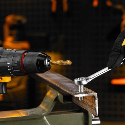 Сверло-метчик М10 х 1,25 мм, Р6М5// Denzel-Tehinstrument