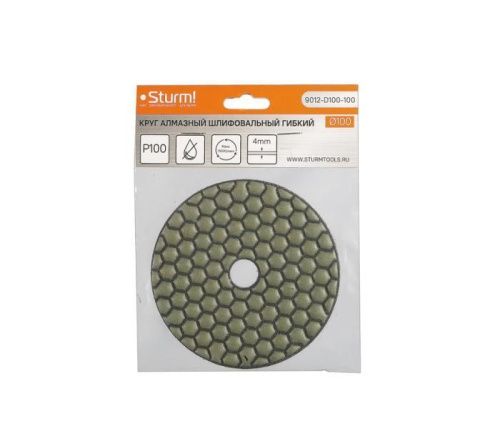 Круг шлифовальный гибкий  Sturm 9012-D100-100-Tehinstrument