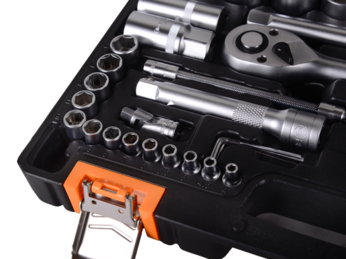 Набор инструментов АВТО, 1/2" , 1/4" , CrV, в кейсе 94 предм Вихрь-Tehinstrument