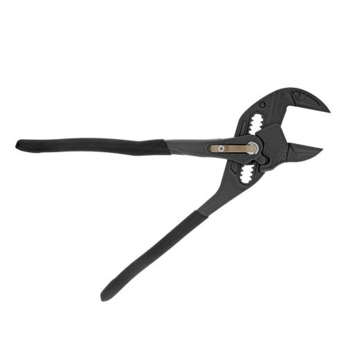 Клещи переставные, кнопочный механизм, обливные рукоятки, сантехнические, 250 мм Denzel-Tehinstrument