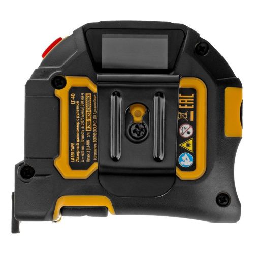 Лазерный дальномер с рулеткой LT-40, 5м x 19 мм, дальномер 40м, автомат. фиксация Denzel-Tehinstrument