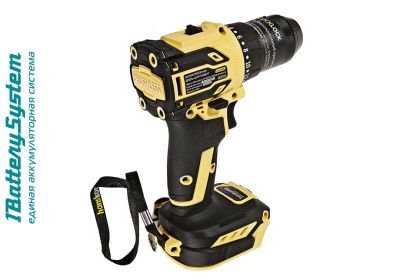 HCD2065BL Дрель аккумуляторная  б/щ Hanskonner 1BatterySystem-Tehinstrument