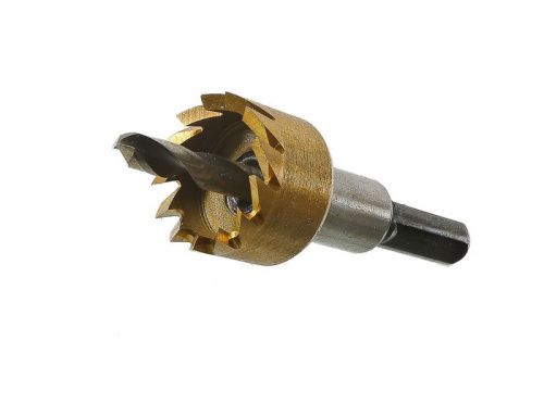 Коронка биметаллическая, 22 мм, по тонколистовому металлу, центрирующее сверло,  Sturm-Tehinstrument