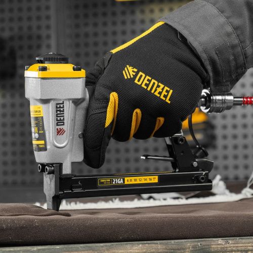 Степлер пневматический PS8016 для прямоугольных скоб 21GA от 6 до 16 мм Denzel-Tehinstrument