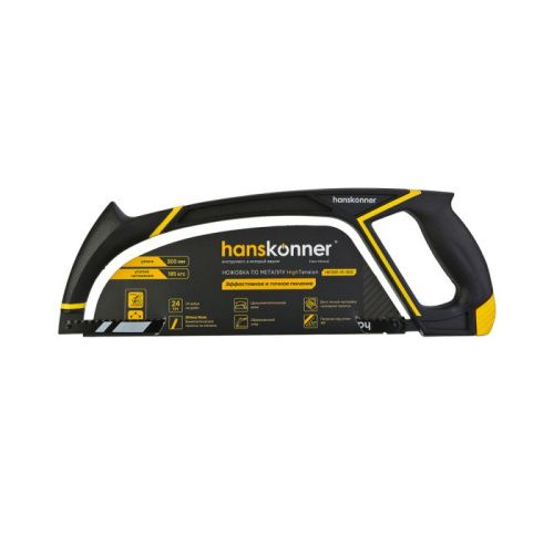 Ножовка по металлу 300мм, усиленная, bi-metal полотно, hanskonner-Tehinstrument