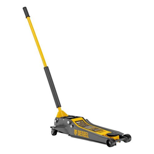 Домкрат гидравлический подкатной, 3 т, 85-610 мм, быстрый подъем, низ. подхват, проф, SUV Denzel-Tehinstrument