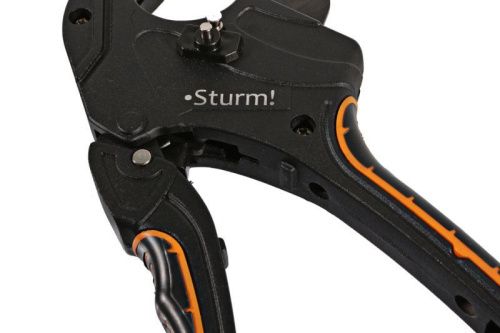 Ножницы для резки труб ПВХ 42мм, лезвие SK5 с тефлоновым покрытием  Sturm-Tehinstrument