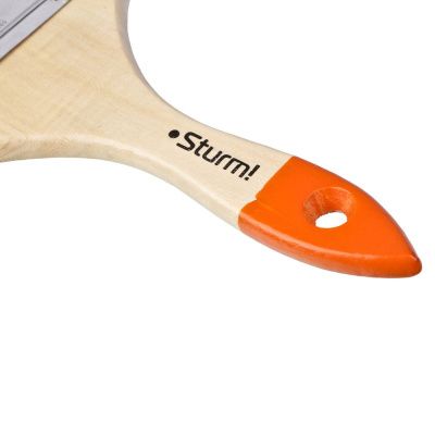 Кисть плоская "Практик" 4" (100 мм), натуральная щетина  Sturm PROMO-Tehinstrument