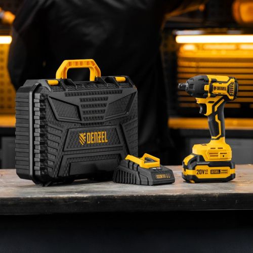 Гайковерт ударный аккумуляторный бесщет. CIWH-BL-20-350, Li-Ion, 20 В// Denzel-Tehinstrument