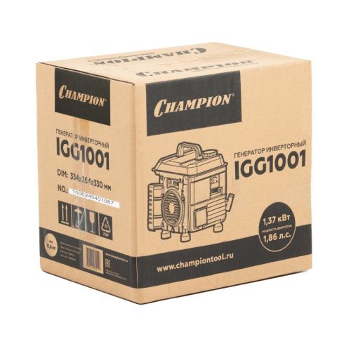 Инверторный генератор CHAMPION IGG1001-Tehinstrument