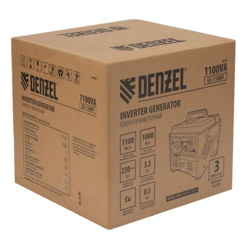 Генератор инверторный Denzel GS-1100iF-Tehinstrument