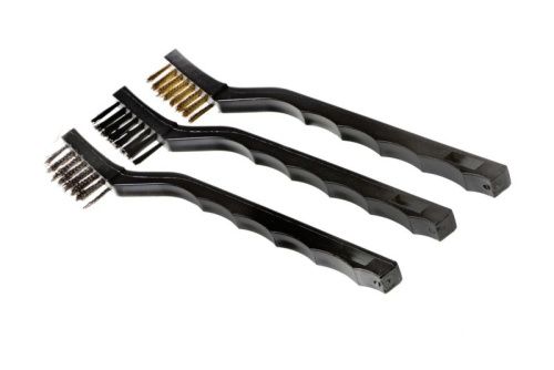 Набор щеток 33x8 мм, 3 шт., медь, полипроп., нерж. сталь СОЮЗ-Tehinstrument