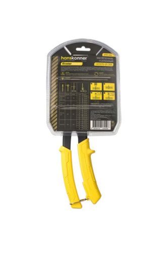 Заклепочник 255мм, заклепки 2,4/3,2/4,0/4,8мм, Hanskonner-Tehinstrument