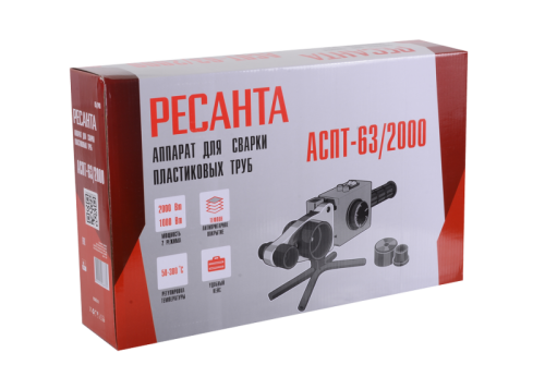 Аппарат для сварки пластиковых труб АСПТ-63/2000 Ресанта-Tehinstrument
