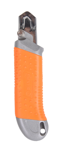 Нож с выдвижным лезвием 25 мм, металлический корпус, автоматический фиксатор, Вихрь-Tehinstrument