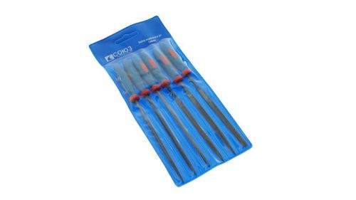 1051-01-140С Набор надфилей 6 шт, обрезиненная рукоятка, СОЮЗ-Tehinstrument