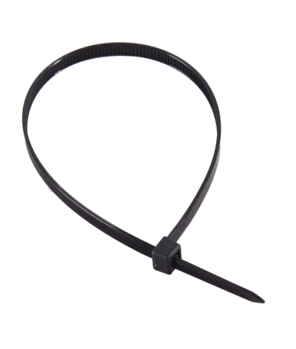 Хомуты нейлоновые (стяжки) черные 100 шт. Вихрь 4,8*250 Ч-Tehinstrument