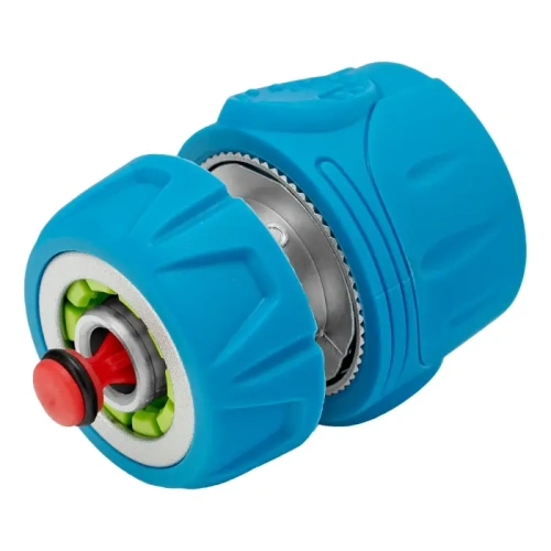 Соединитель быстросъемный 1/2", аквастоп, алюминий, TPR, LUXE Palisad-Tehinstrument