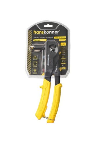 Заклепочник 255мм, заклепки 2,4/3,2/4,0/4,8мм, Hanskonner-Tehinstrument