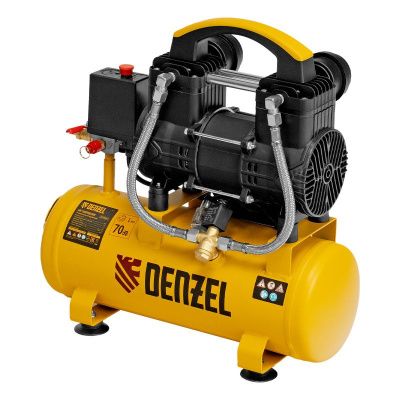 Малошумный безмасляный компрессор Denzel DLP-950/10-Tehinstrument