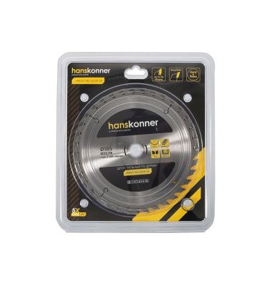 Пильный диск по дереву 185x20/16мм, 36 зубьев, Hanskonner-Tehinstrument