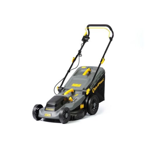 Газонокосилка эл. CHAMPION EM4318 (1,8 кВт пласт.+ткань травосб. 52л ширина 430мм 30-75мм, 12,9кг)-Tehinstrument