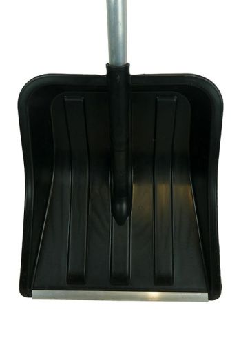 Лопата снегоуборочная 41х45 см, морозостойкий пластик, алюминевый черенок  Sturm-Tehinstrument