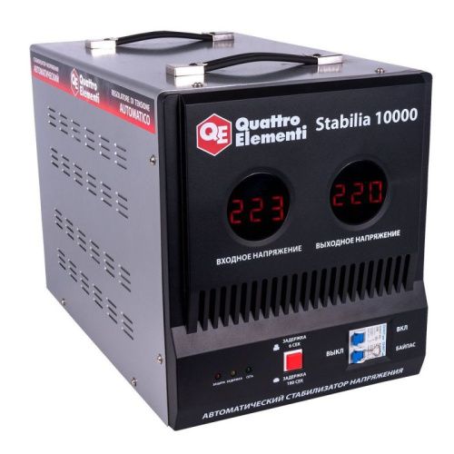 Стабилизатор напряжения QUATTRO ELEMENTI Stabilia 10000-Tehinstrument