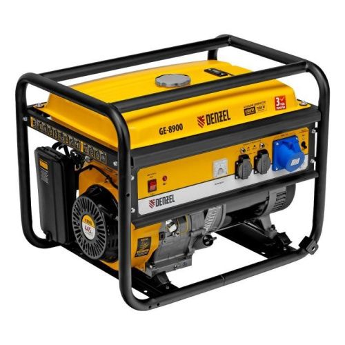 Генератор бензиновый Denzel GE 8900-Tehinstrument