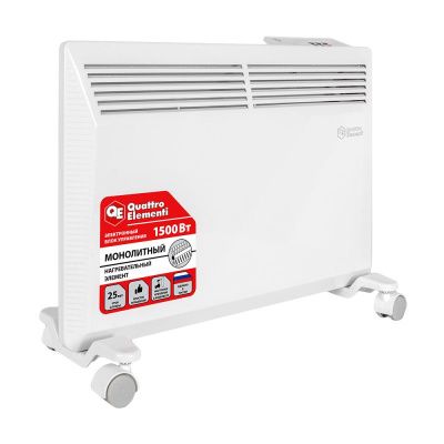 Нагреватель воздуха электрический QUATTRO ELEMENTI QE-1500KME конвекторный-Tehinstrument