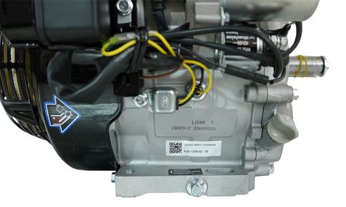 Двигатель Lifan 190FD-C, вал ?25мм, катушка 0,6 Ампера-Tehinstrument