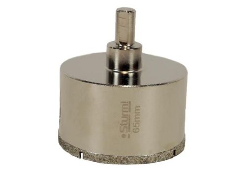 Коронка алмазная по керамограниту 65 х 70 мм,3гр. Хв., с центрир. Cверл.  Sturm-Tehinstrument