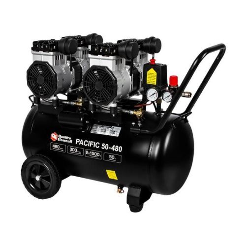 Компрессор поршневой безмасляный QUATTRO ELEMENTI PACIFIC 50-480-Tehinstrument