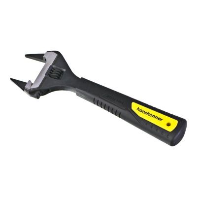 Разводной ключ с супер тонкими губками, 200 мм, зев 38мм, фосфатированный, hanskonner-Tehinstrument