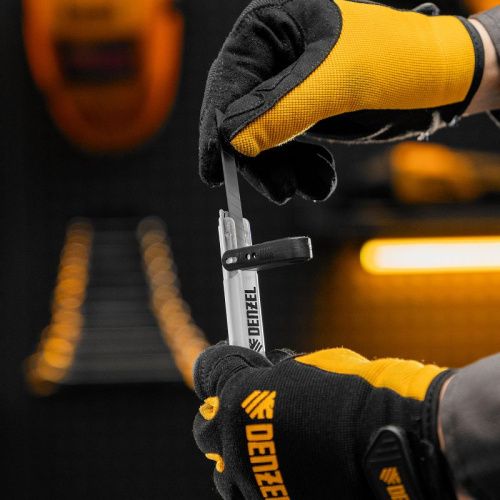 Лезвия, 9 мм, сталь SK5 - 0,4 мм, 10 штук Denzel-Tehinstrument