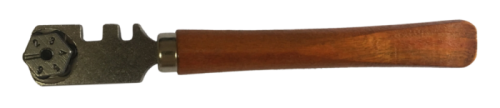 Стеклорез шестироликовый, деревянная ручка  Sturm-Tehinstrument