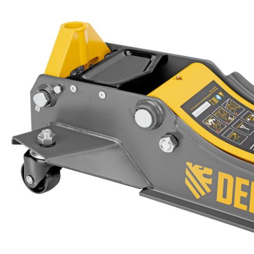 Домкрат гидравлический подкатной, 3 т, 85-610 мм, быстрый подъем, низ. подхват, проф, SUV Denzel-Tehinstrument