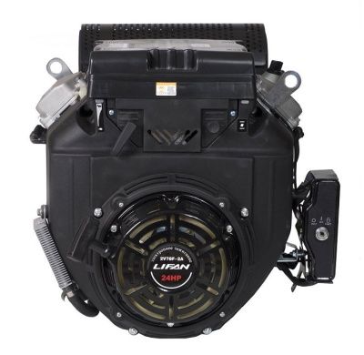 Двигатель Lifan LF2V78F-2A, вал ?25мм, катушка 20 Ампер датчик давл./м, м/радиатор-Tehinstrument