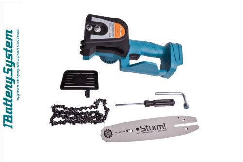 Аккумуляторная цепная пила  Sturm CSC1808BL 1BatterySystem без ЗУ и АКБ-Tehinstrument
