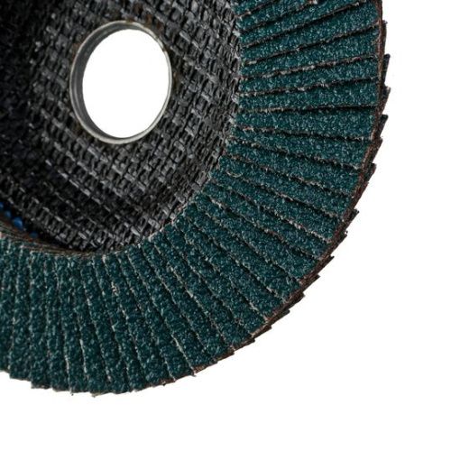 Круг зачистной лепестковый ЦИРКОНИЕВЫЙ, конический 125х22, зерно 36, Hanskonner-Tehinstrument