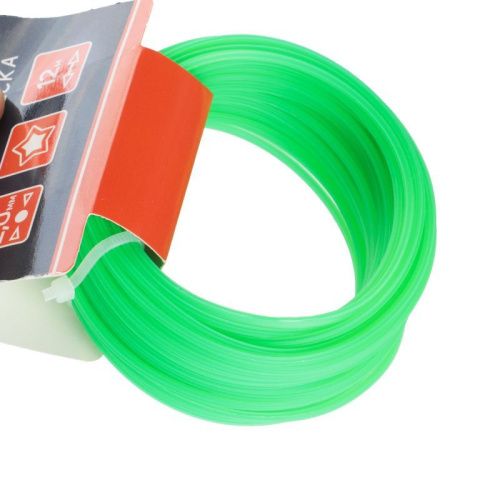 Леска D 2,0 мм L 12 м (звезда, зеленая), Patriot-Tehinstrument