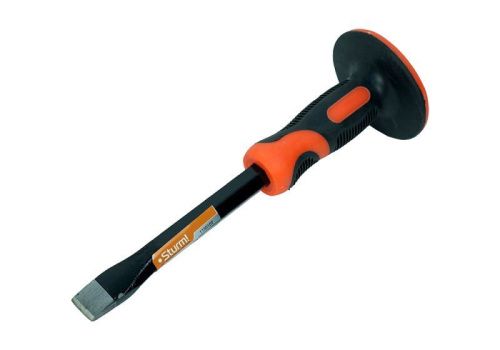 Зубило 16х250 мм, закаленная сталь, обрезиненная рукоятка с защитой  Sturm-Tehinstrument