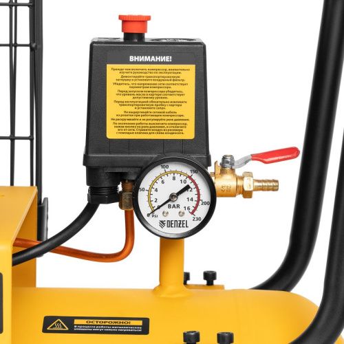 Компрессор воздушный, ременный привод Denzel BCI4000-T/100-Tehinstrument