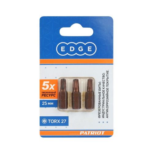 Бита T27, сталь S2, длина 25 мм, 2 шт., Patriot-Tehinstrument