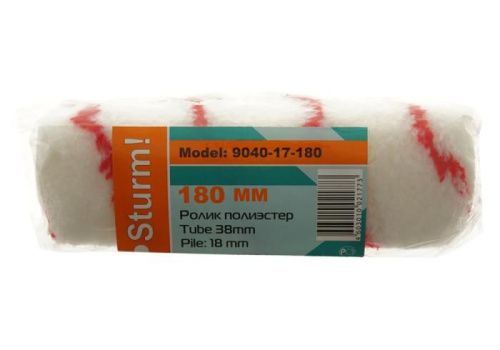 Валик сменный 180 мм, акрил, ворс 18 мм  Sturm-Tehinstrument