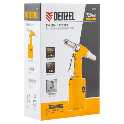 Пневматический заклепочник PR4, 2,4-4,8 мм Denzel-Tehinstrument