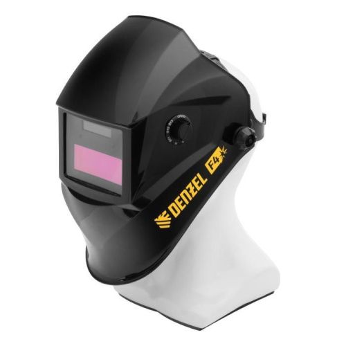 Щиток защитный лицевой (маска сварщика) F4, см. окно 90х35, DIN4/9-13// Denzel-Tehinstrument