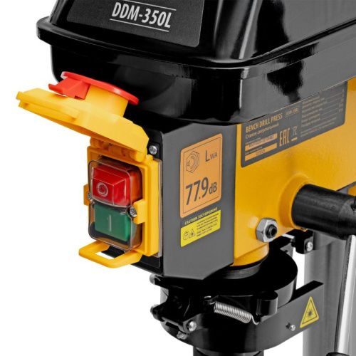 Станок сверлильный DDM-350L, 350 Вт, 13 мм, 5 ск., лазер, настольный Denzel-Tehinstrument