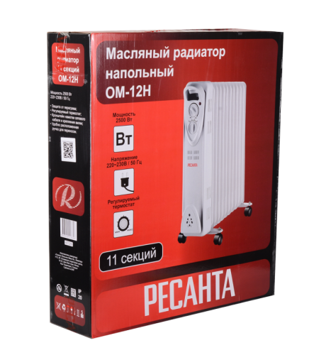 Масляный радиатор Ресанта ОМ-12Н-Tehinstrument