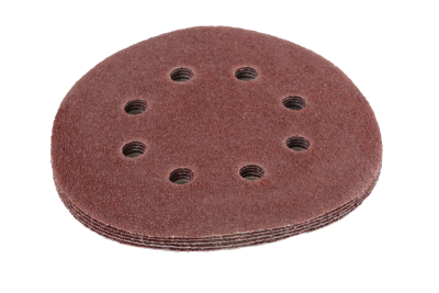 Круги шлифовальные на липучке 125мм, P40, 8 отв. (5 шт) Вихрь-Tehinstrument